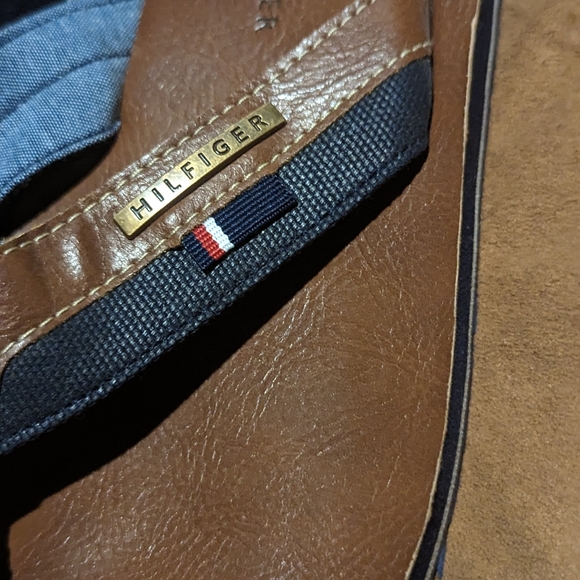 Unisex Tommy Hilfiger Leather Flip Flops... Sz. M-L - Picture 3 of 5